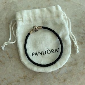 Pandora leather bracelet
